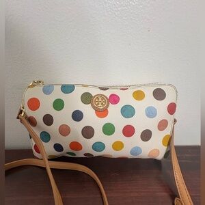 Tory burch polka crossbody bag